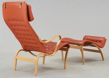 FÅTÖLJ med FOTPALL, "Pernilla", Bruno Mathsson, 1995.