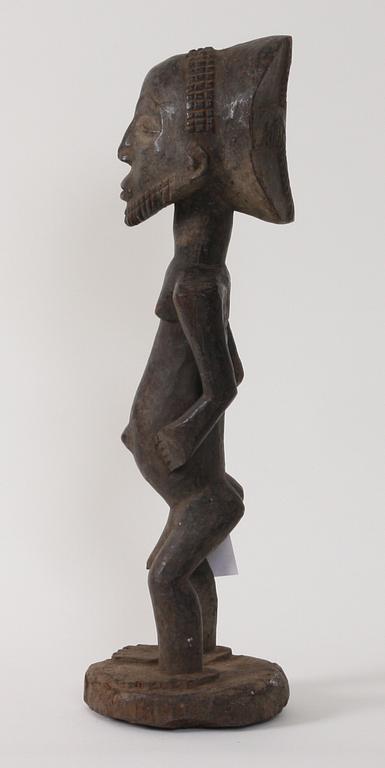 SKULPTUR, trä, trol, Luba, Kongo Kinshasa.