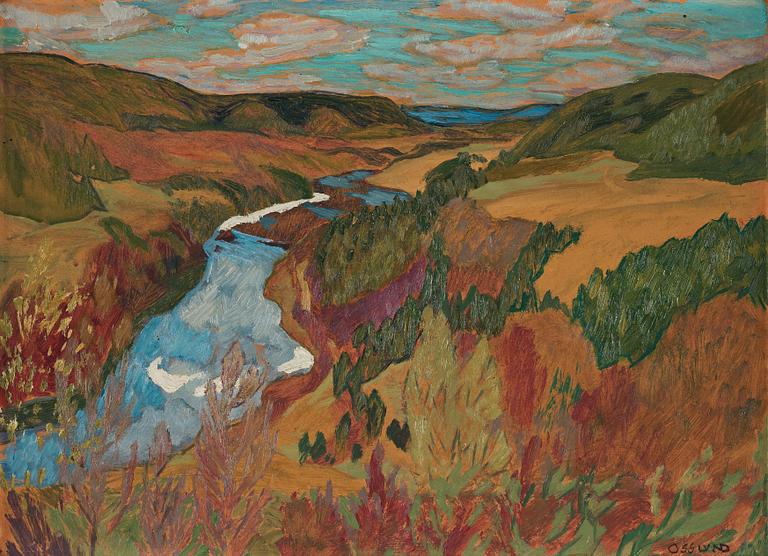 Helmer Osslund, "Vårdag (Ångermanelfven)".