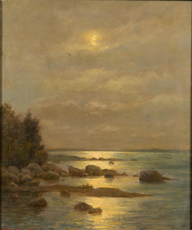 OSCAR KLEINEH, oil on canvaspanel, signed and dated -85.