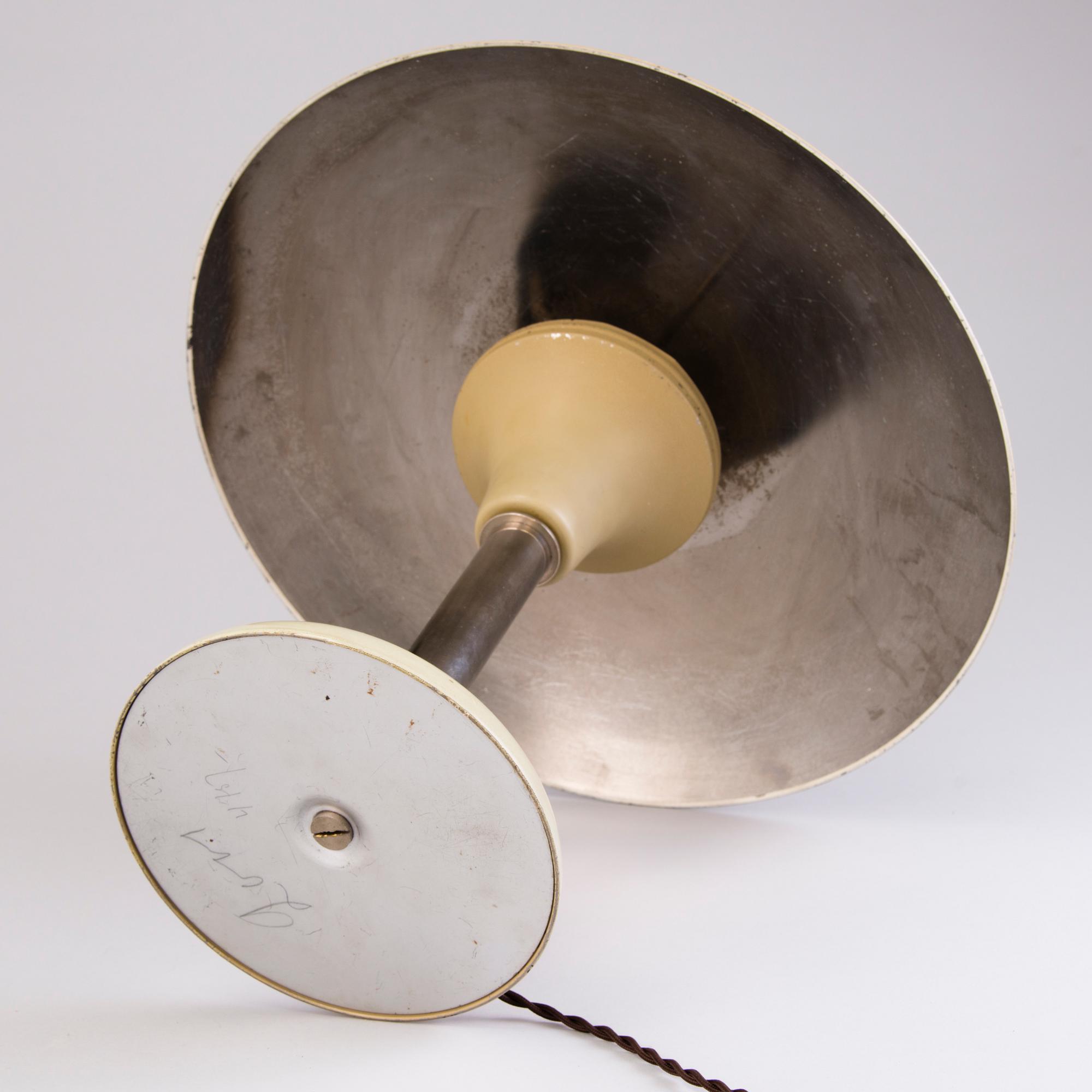 MAX SCHUMACHER, A 1930's German table lamp for MWS (Metallwerk Werner Schröder) Lobenstein.