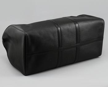 VÄSKA, "Keepall 55 Epi Black", Louis Vuitton,