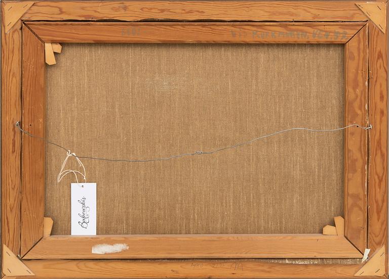 Gustav Rudberg, oil on canvas signed and dated 57.