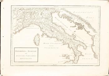 KARTOR, 2 st, Cellarius 1700-tal.