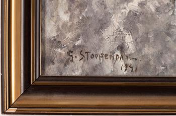GEORG STOOPENDAAL, oil on canvas, signed G. Stoopendaal and dated 1941.