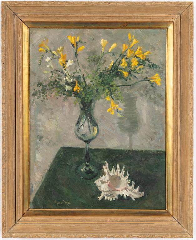 Ryno Frieberg, Still life with flowers.