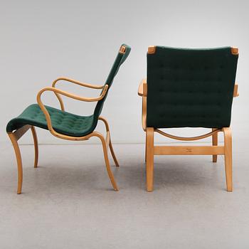 KARMSTOLAR, 1 par, "Mina", Bruno Mathsson, Mathsson International.