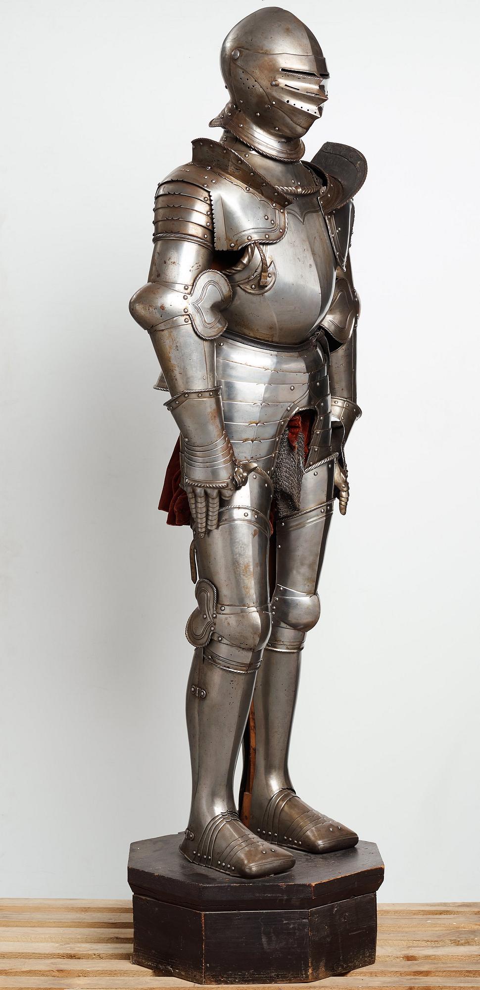 A German metal armour, composite, mid 1500's and later.