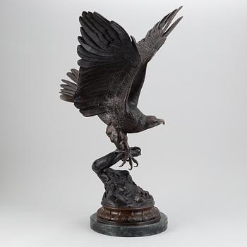 Jules Moigniez, efter. Skulptur. Signerad. Brons.