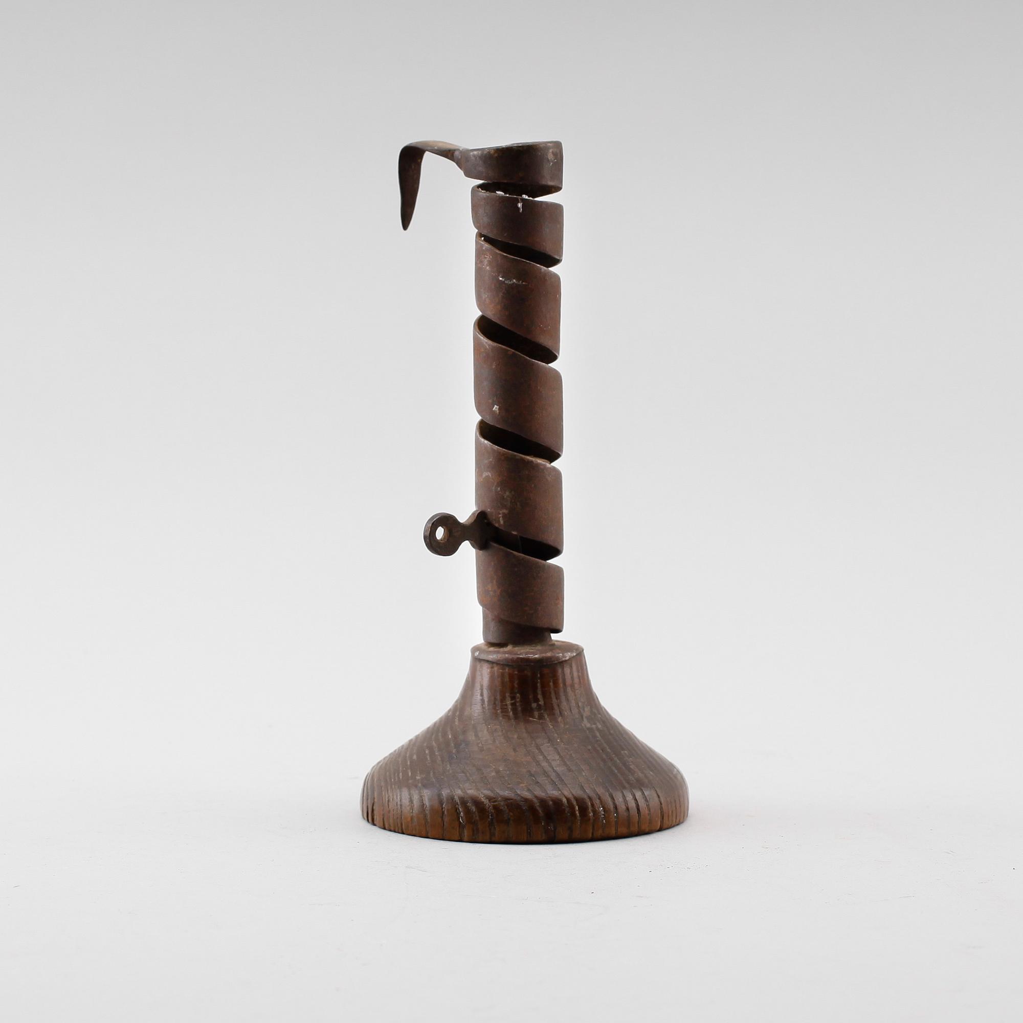 LJUSSTAKE, smide, 1700-tal.