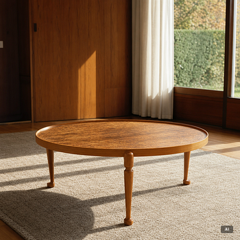 Josef Frank, soffbord, modell 2139, Firma Svenskt Tenn, efter 1985.