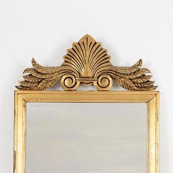 Mirror with console table, Rococo style, circa mid-20th century.