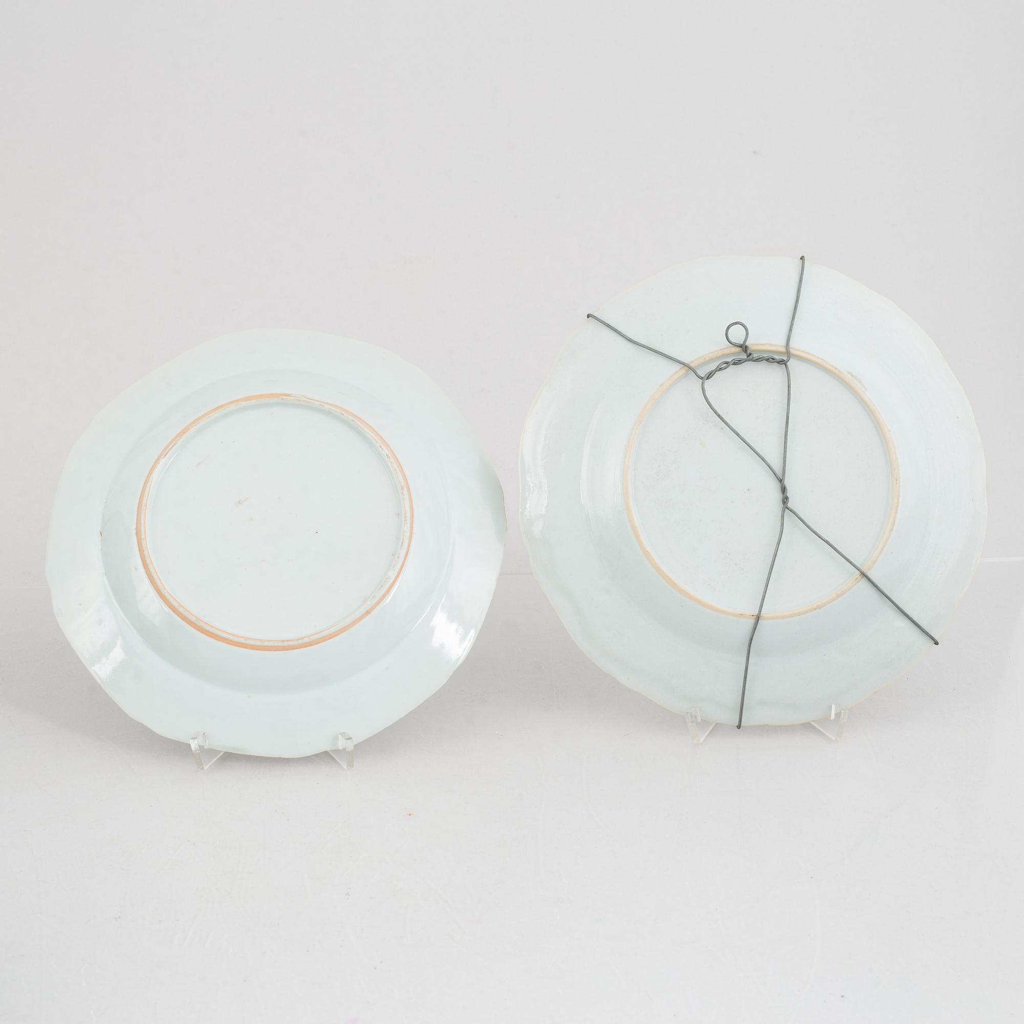 15 pieces of Chinese porcelain, the Qing dynasty, 18th-19th century.