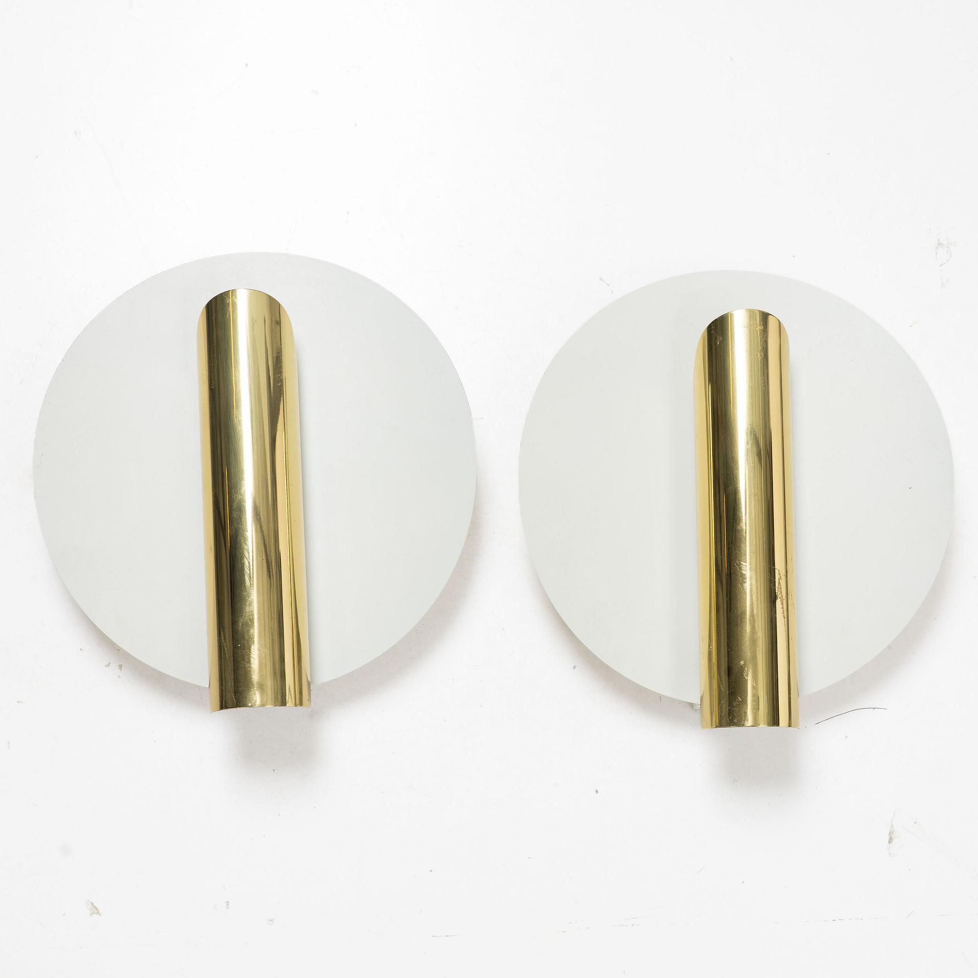 Aneta, wall lamps, a pair, second half of the 20th century.