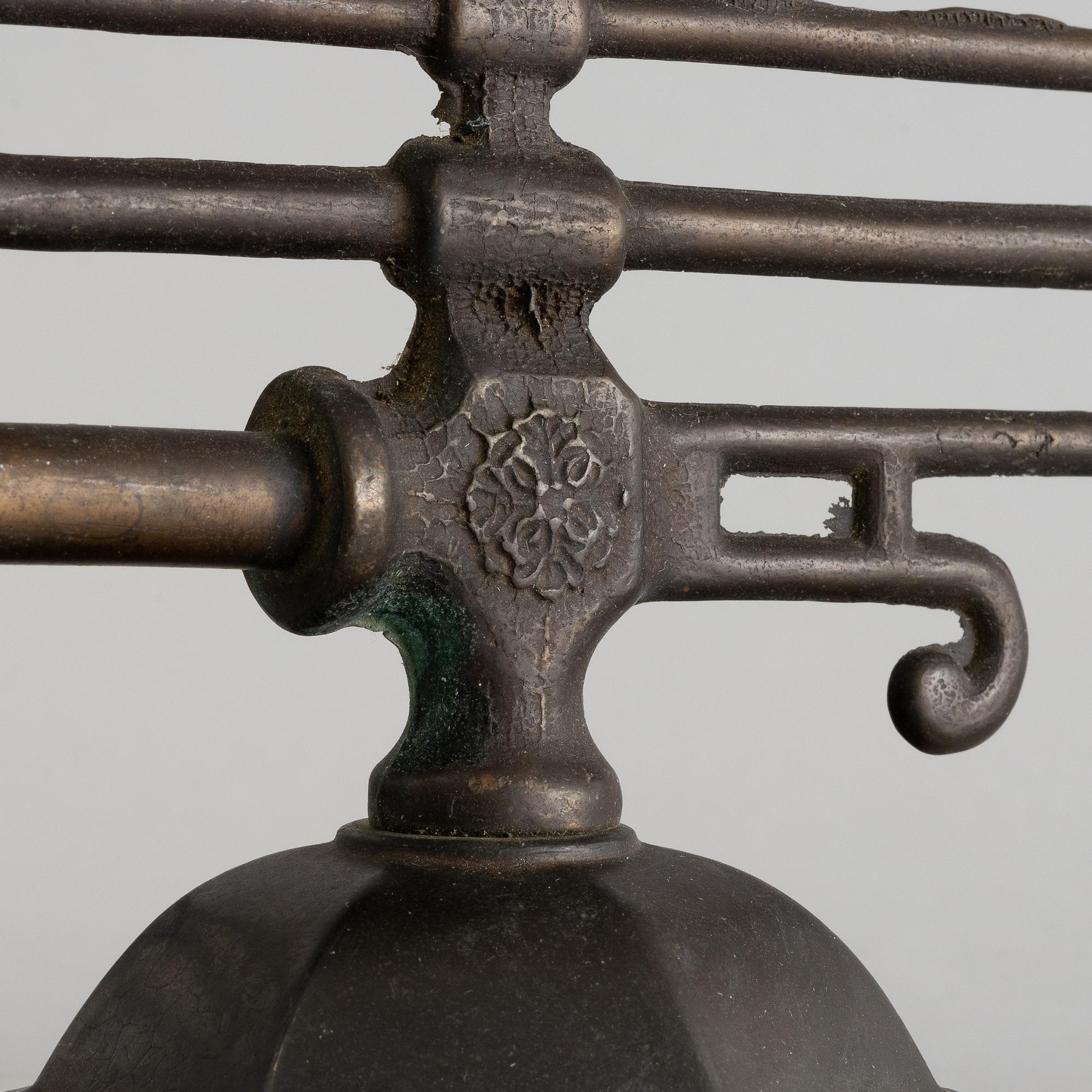 Three Jugend-style wall lights, mid 20th century.