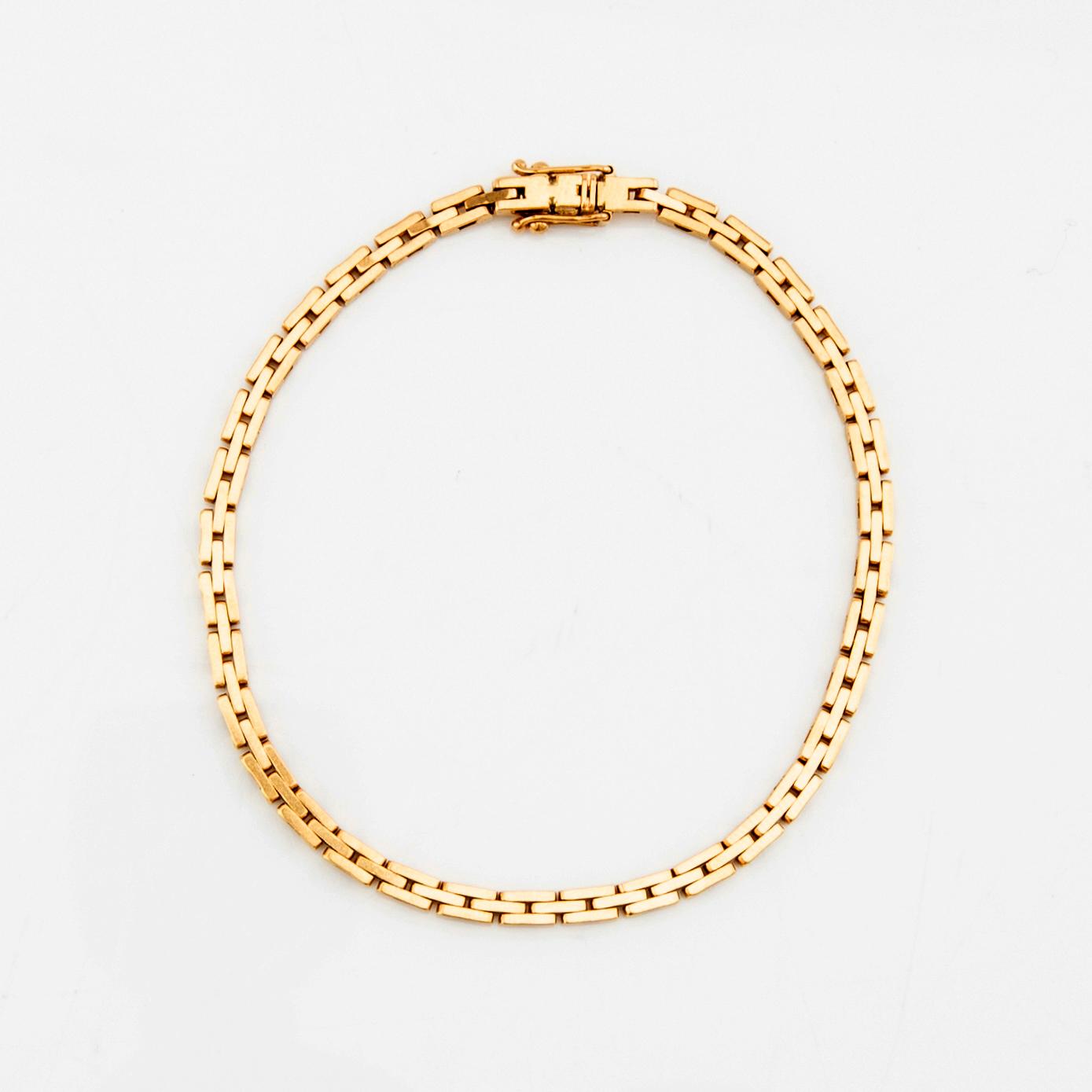 Armband Korridor-länk 18K guld.