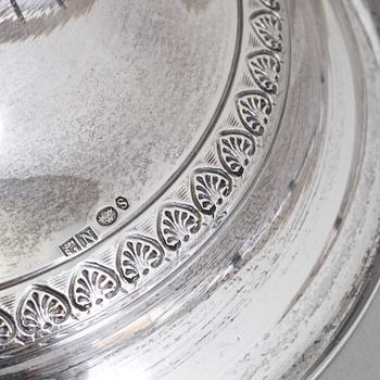 A silver bowl from the Ottoman empire, probably. Total weight 189 grams.