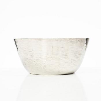 Tapio Wirkkala, skål, sterlingsilver, Kultakeskus Oy, Tavastehus, Finland, 1984.