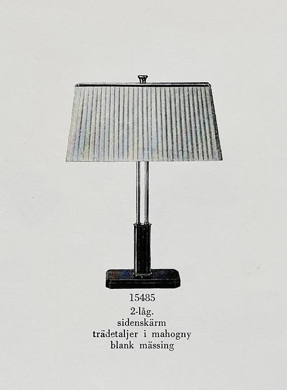 Harald Notini, a table lamp, model 15485, Arvid Böhlmarks Lampfabrik, Stockholm, 1940s/50s.