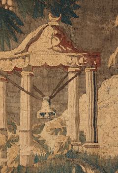 TAPESTRY, woven tapestry. 284 x 295 cm. Flanders around 1700.