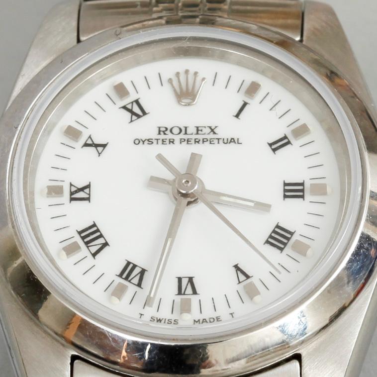 DAMARMBANDSUR, Rolex, Oyster Perpetual, stål. 1900-talets slut.