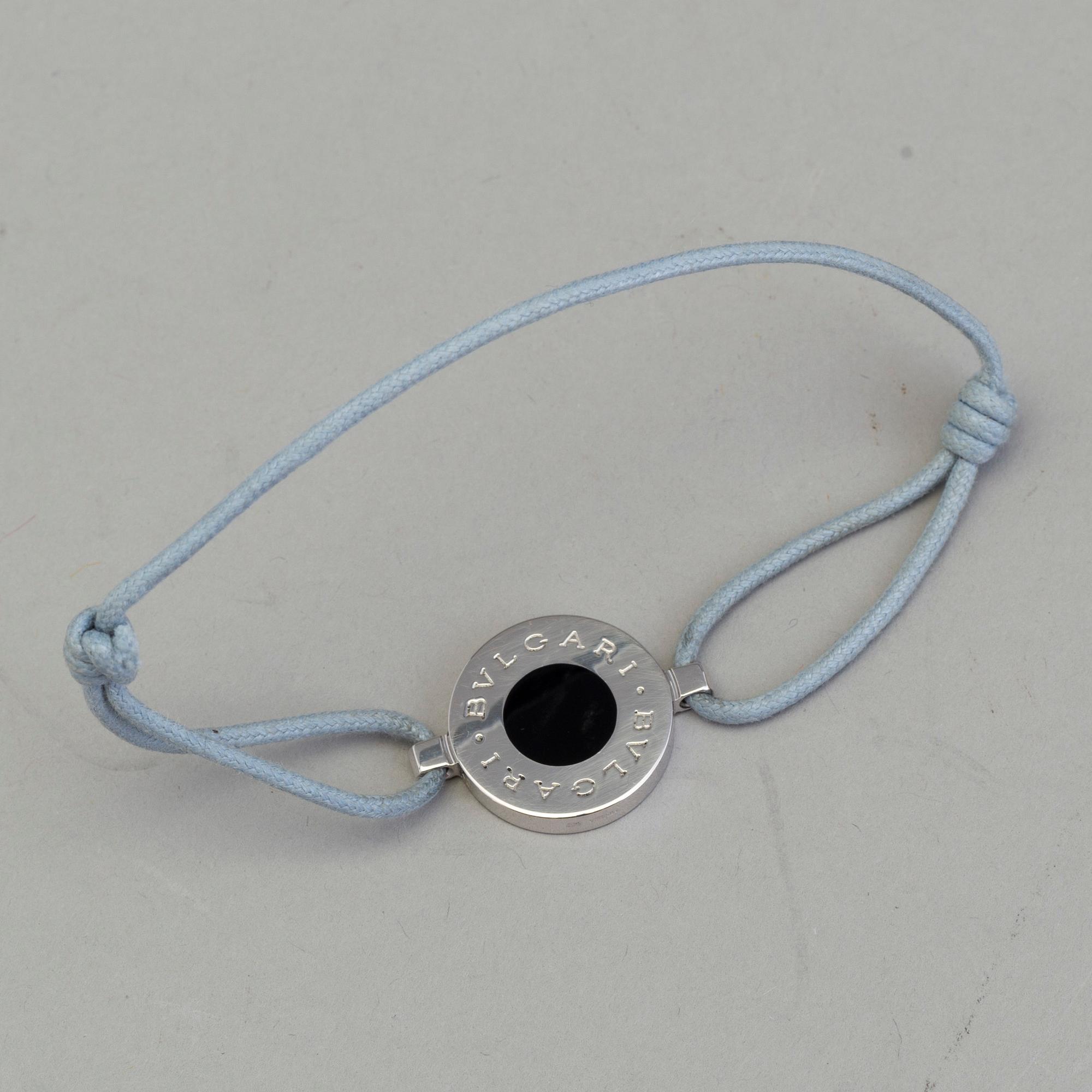 BVLGARI, a sterling silver bracelet.