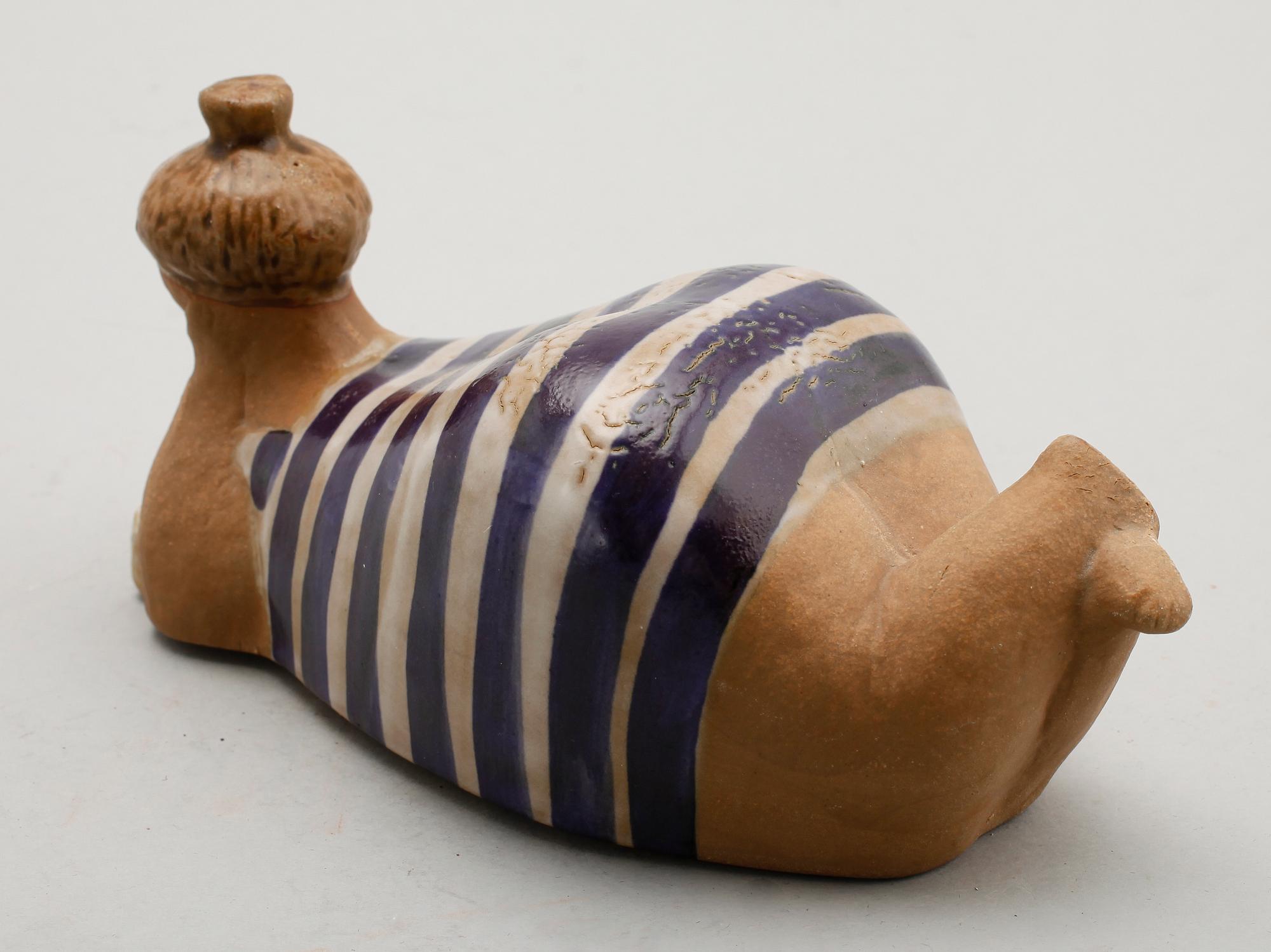 FIGUR, stengods, "Beata", Lisa Larson, Gustavsberg.