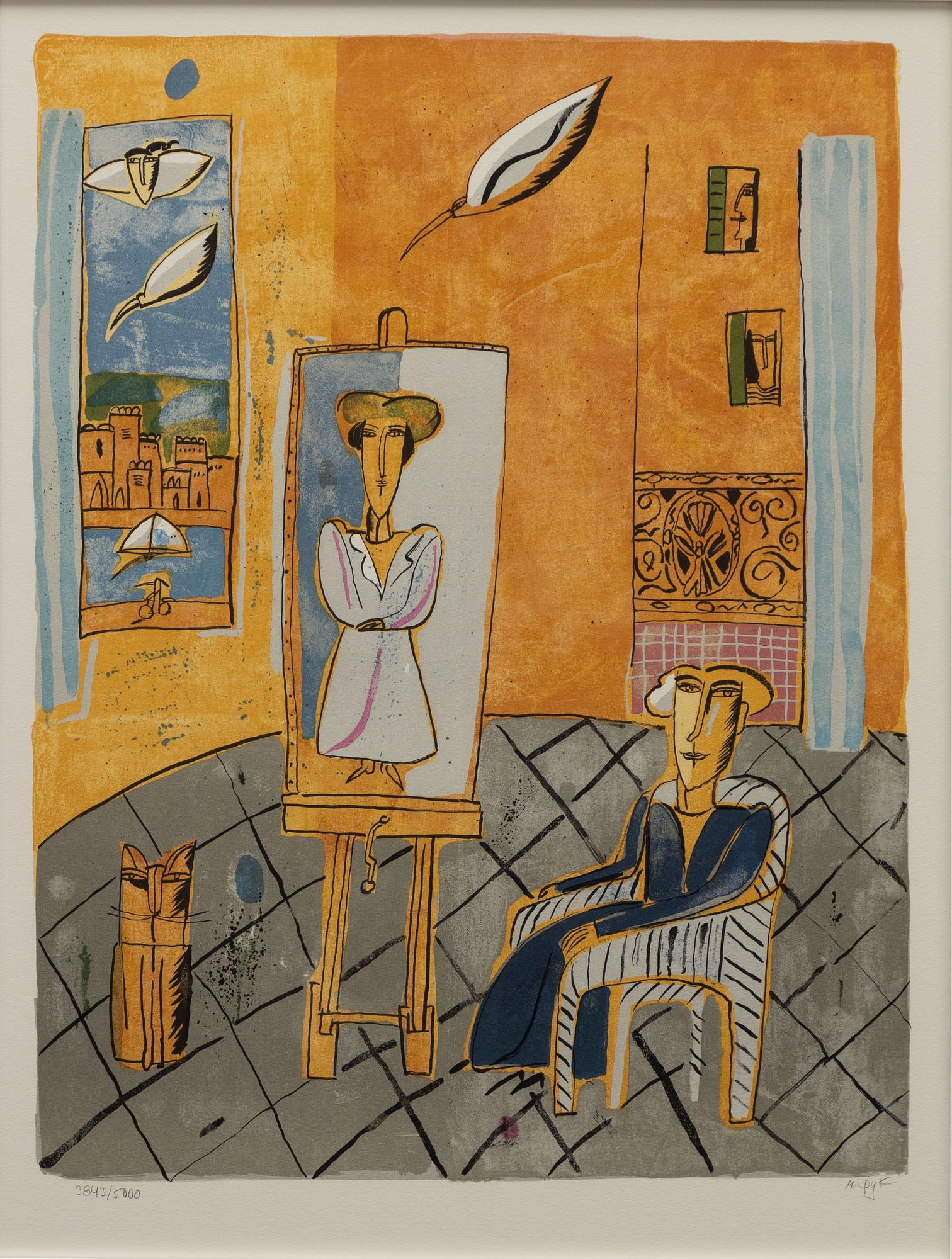 Madeleine Pyk, "I ateljén".