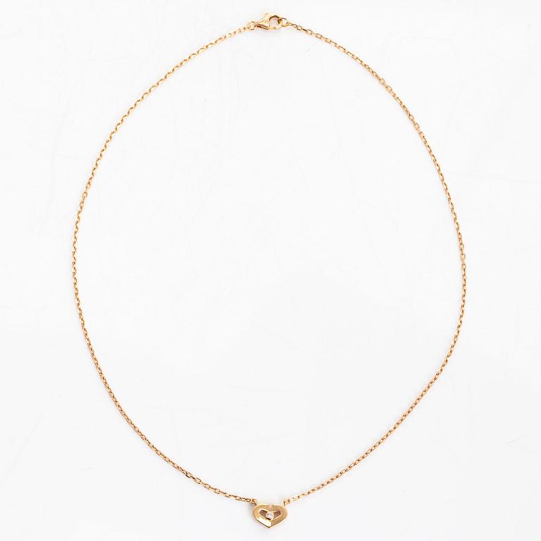Cartier, kaulakoru, "C heart de Cartier", 18K kultaa.