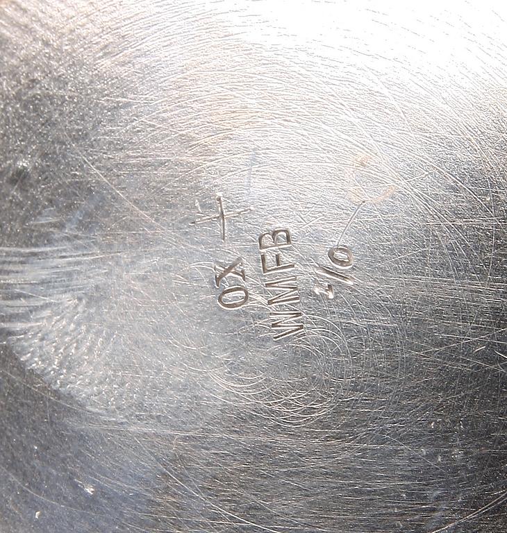 BÄGARE, vitmetall, WMF.