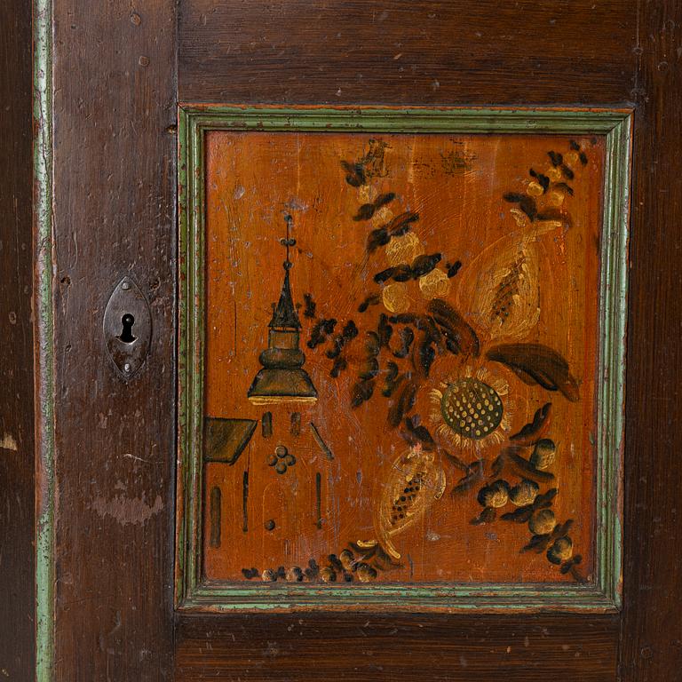 A cabinet, Dalarna, dated 1779.