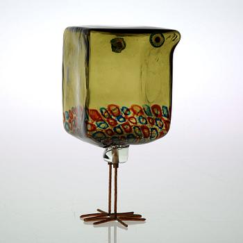 ALESSANDRO PIANON, fågel, "Pulcino", Vistosi, Italien 1960-tal, modell S191.