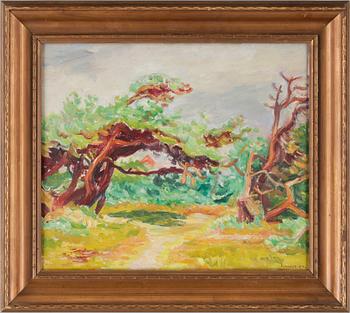 BIRGER SIMONSSON, olja på duk, sign.