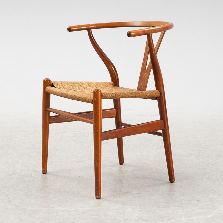 Hans J Wegner, a beech 'Y-chair' Carl Hansen & Son, Denmark.