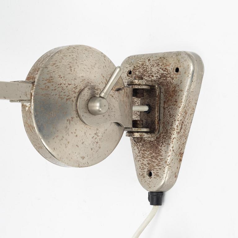 Lamp, industrial, functionalist style, 1930s.