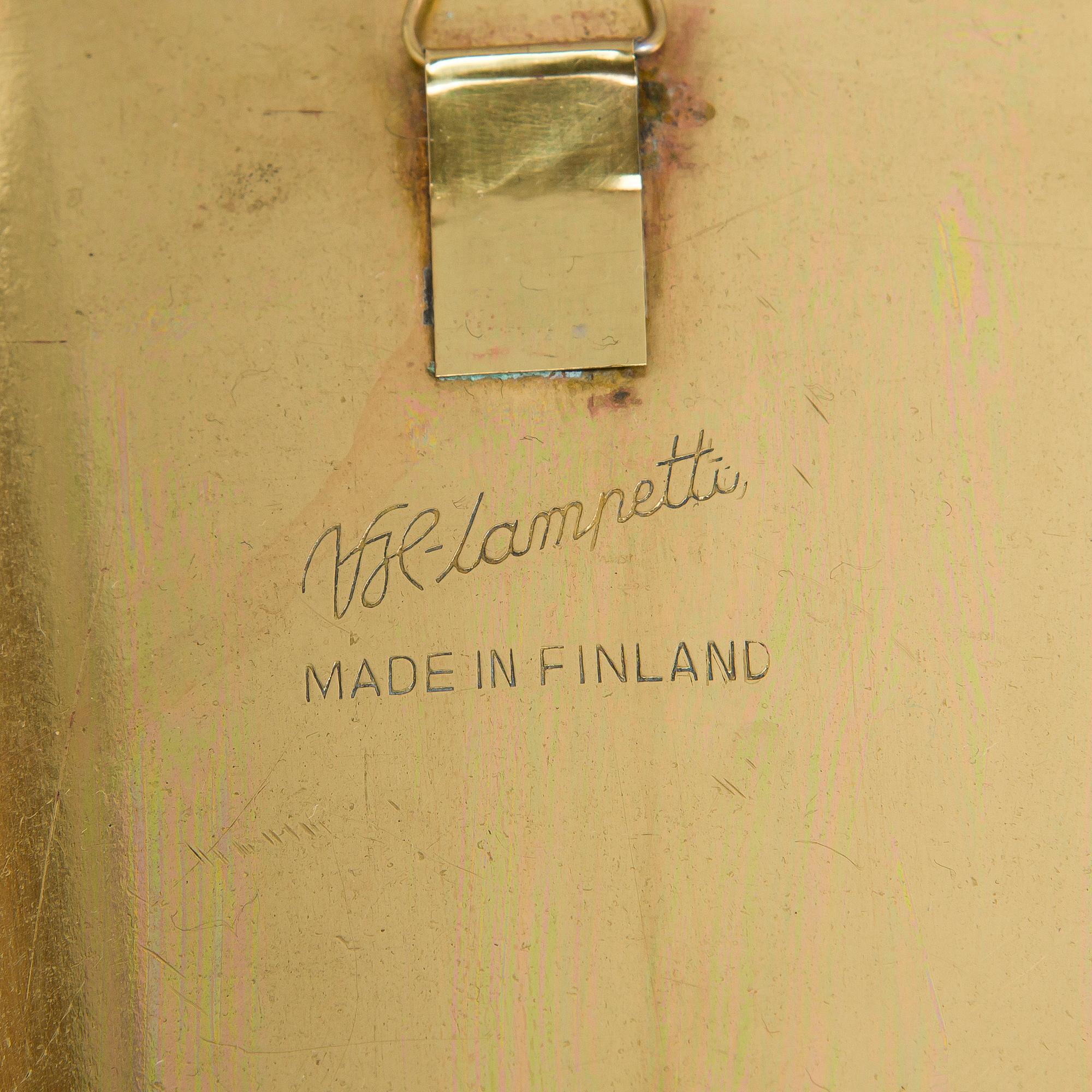 Veikko Huotari, a pair of mid-20th century wall sconces.