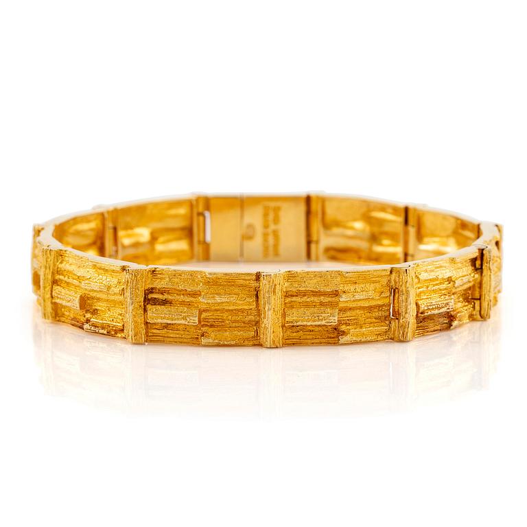 Björn Weckström, bracelet, 18K gold, "Cascade".