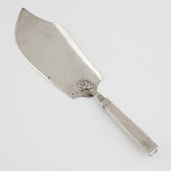 A Silver Cake Server, circa 1900.