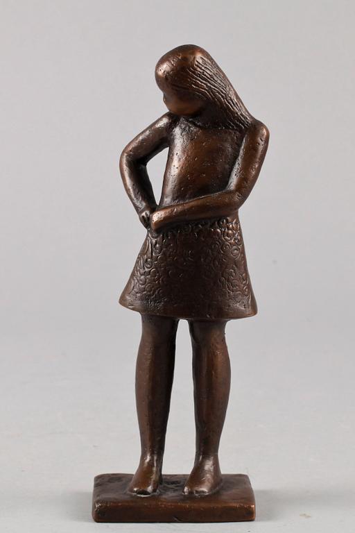 Figurin, brons. Lisa Larson, sign o numr 509.