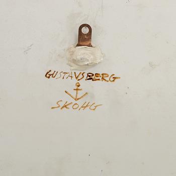Börje Skohg, väggplaketter, tre stycken, stengods, Gustavsberg/Gustavsberg studio, 1970-tal.