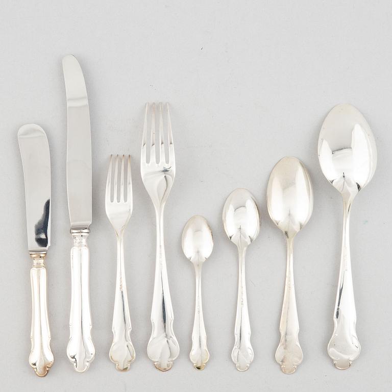 A Swedish cutlery, model 'Disa', KG Markströms, Lidköping, some 1973 (75 pieces).