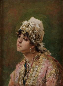 109. Agnes Börjesson, Kvinna i sydländsk dräkt.