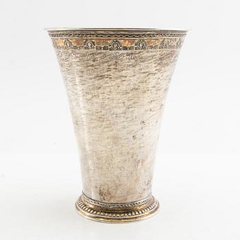 Cup probably by Anders Lundman Stockholm (active 1745-63) silver.
