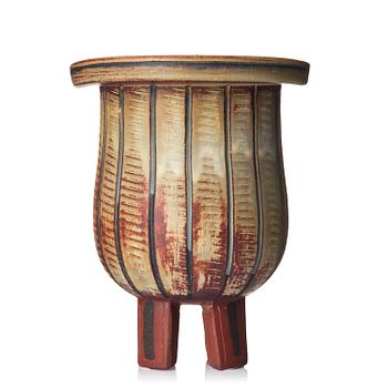 107. Wilhelm Kåge, a Farsta stoneware vase, Gustavsberg Studio 1940s-50s.