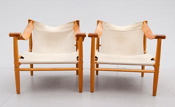 FÅTÖLJER, 1 par, 1900-talets andra hälft.