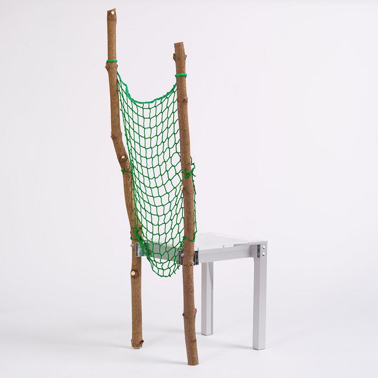 Fredrik Paulsen, a unique chair, "Chair One, Sloppy Bugatti", JOY, 2024.
