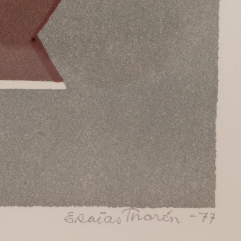 ESAIAS THORÉN, färglitografi, signerad och daterad -77, numrerad 20/300.