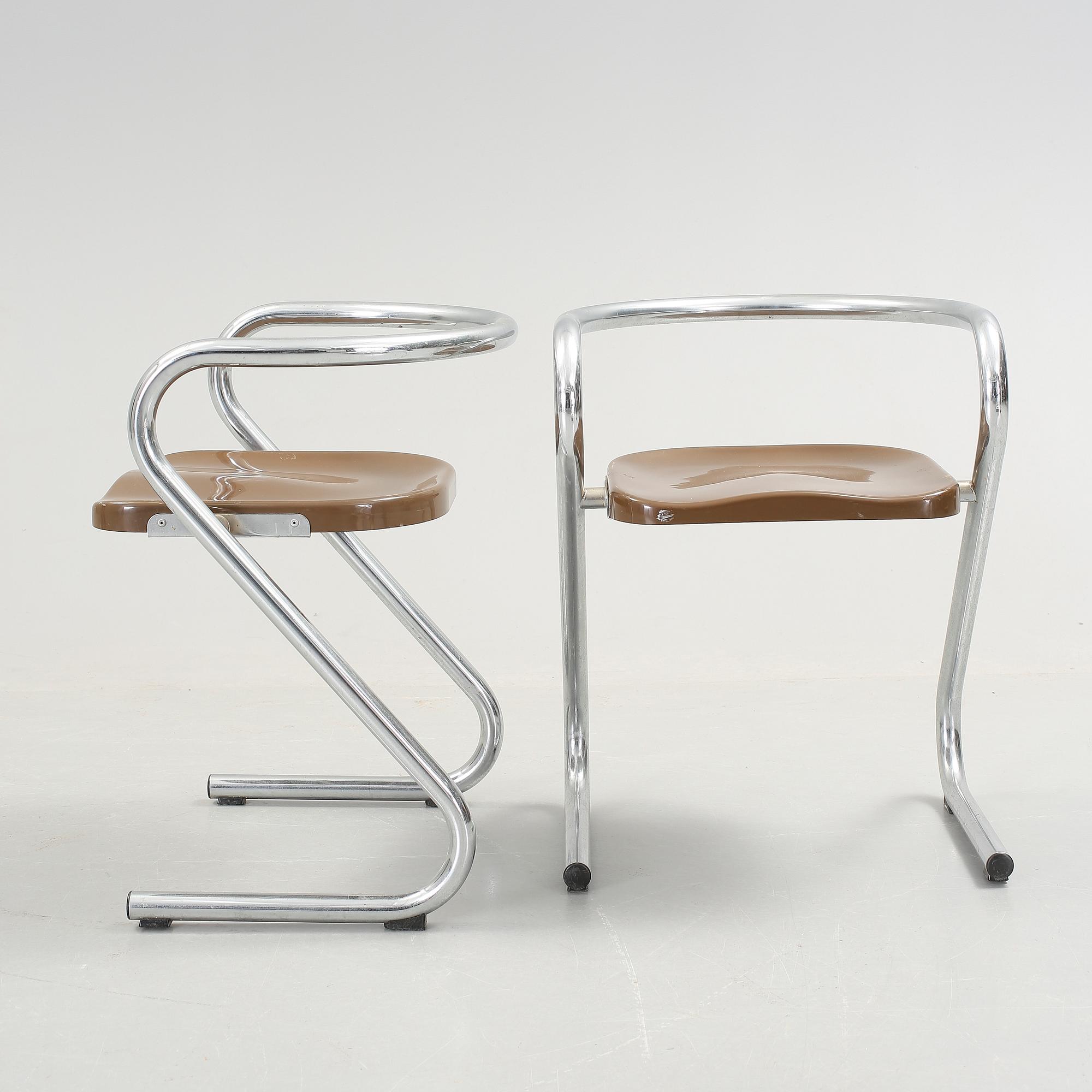 STOLAR, 6 st, "S70", Börge Lindau och Bo Lindecrantz, Lammhults.