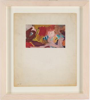 ADJA YUNKERS, gouache, signed and dated 1958.