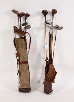 GOLFSET, 2 st, 1910/20-tal, England.